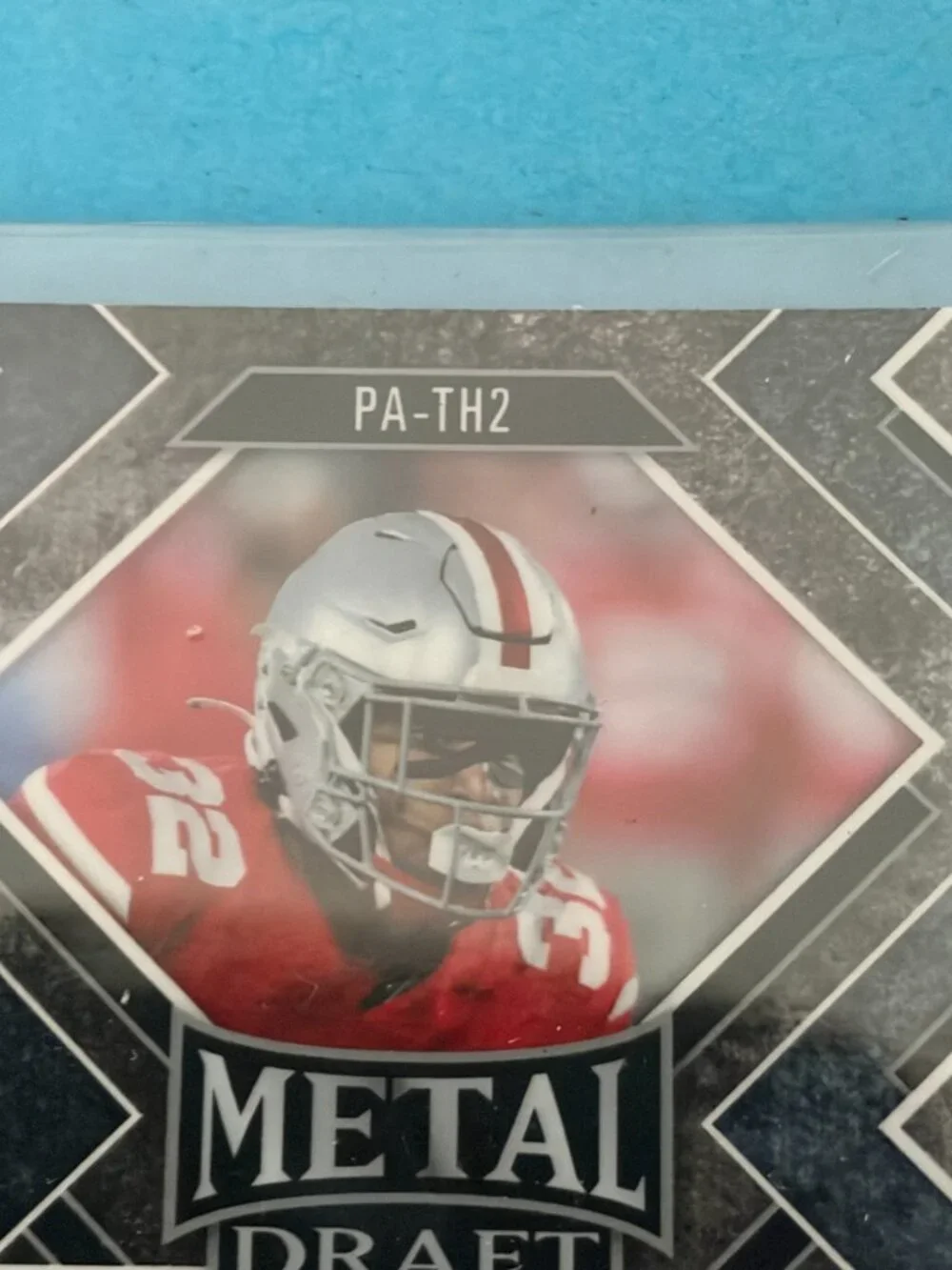 2023 Treveyon Henderson AUTO Leaf Metal Draft Green WAVE Rc #9 / 10 PA-TH2